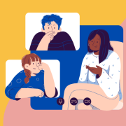 Image - illustration of 3 people